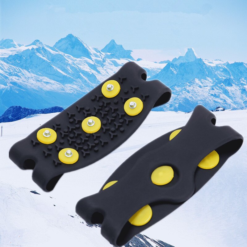 Elastic Silicone Ice Shoe Cleats with Traction Studs by HitMyNeed