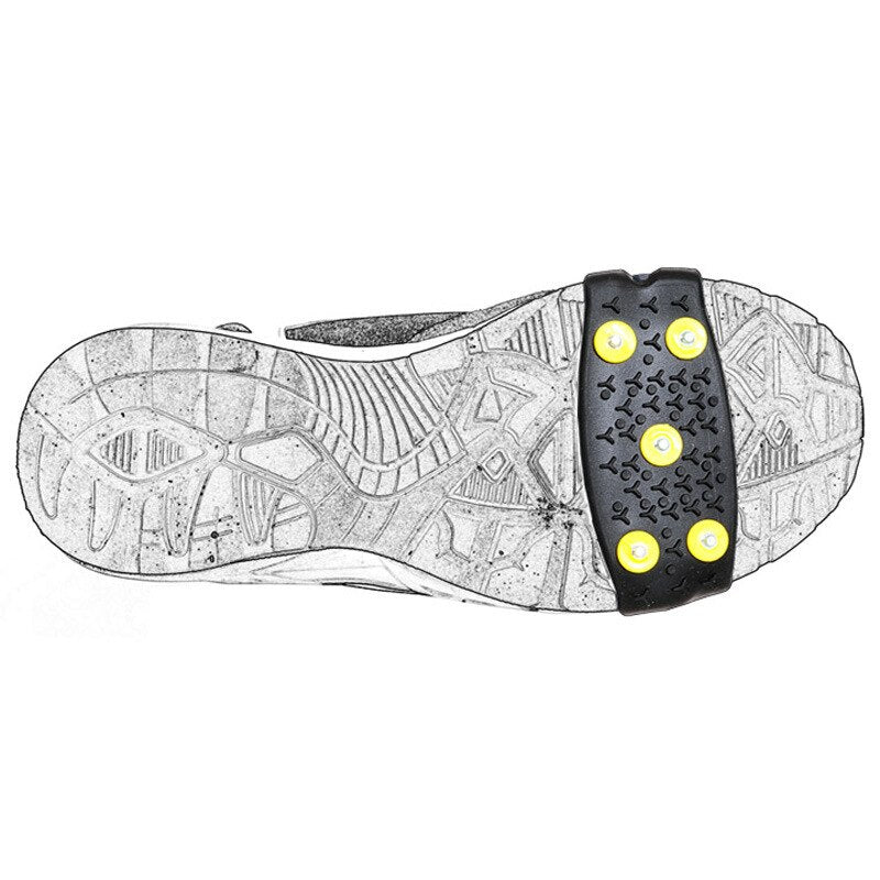 Elastic Silicone Ice Shoe Cleats with Traction Studs by HitMyNeed