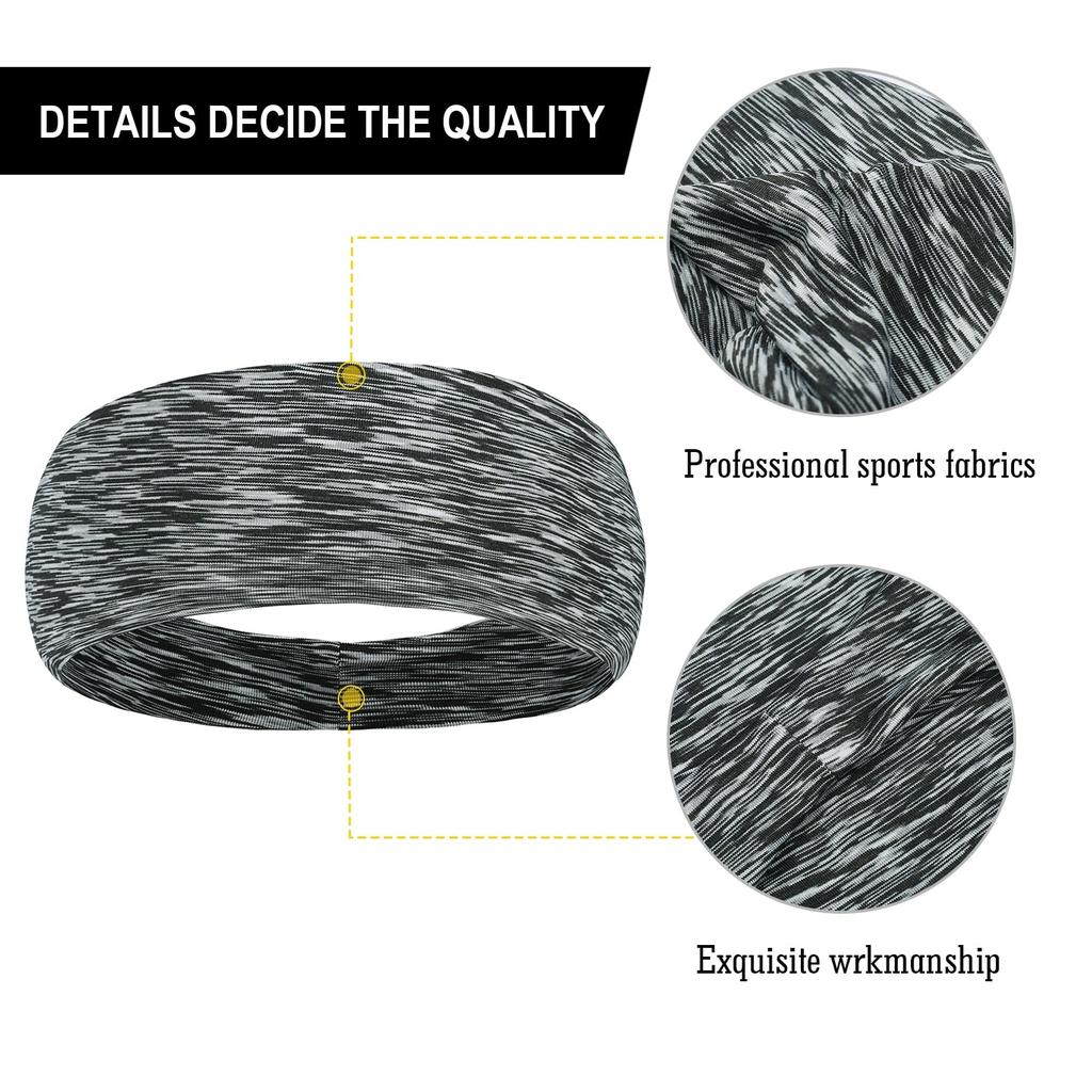 Elastic Sports Headband Sweat-Wicking Unisex by HitMyNeed