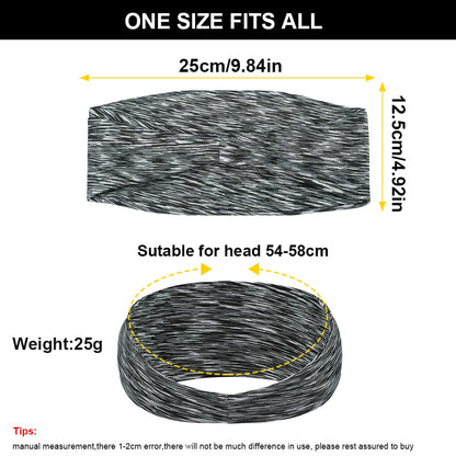 Elastic Sports Headband Sweat-Wicking Unisex by HitMyNeed