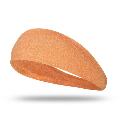 Elastic Sports Headband Sweat-Wicking Unisex orange by HitMyNeed