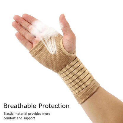 Elastic Sports Wrist Support Bandage (Pair) by HitMyNeed