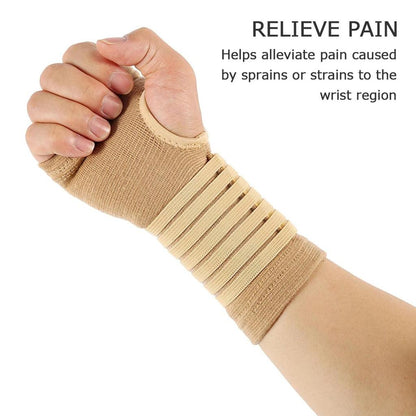 Elastic Sports Wrist Support Bandage (Pair) by HitMyNeed