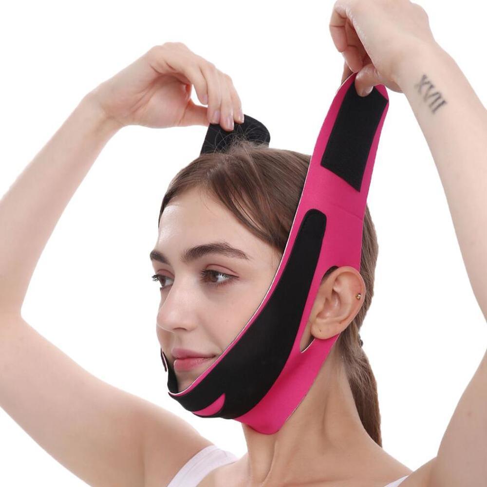 Elastic V-Line Face Slimming & Chin Lift Bandage skin-color-l by HitMyNeed