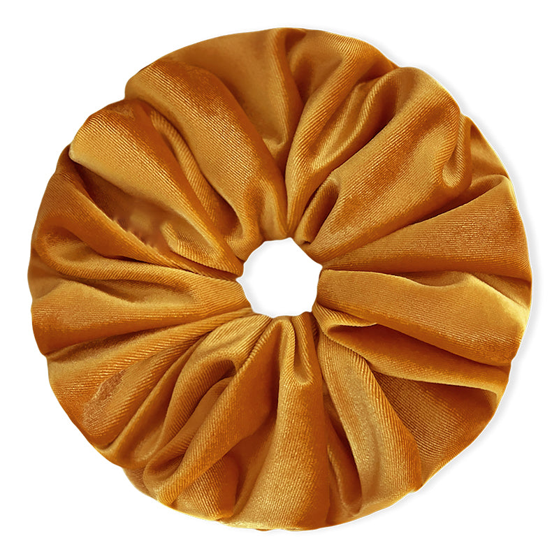 Elastic Velvet Oversized Hair Scrunchie ginger by HitMyNeed
