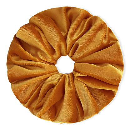 Elastic Velvet Oversized Hair Scrunchie ginger by HitMyNeed