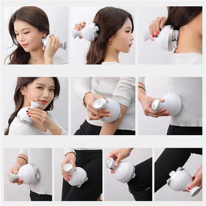 Electric 3D Wireless Head & Scalp Massager by HitMyNeed