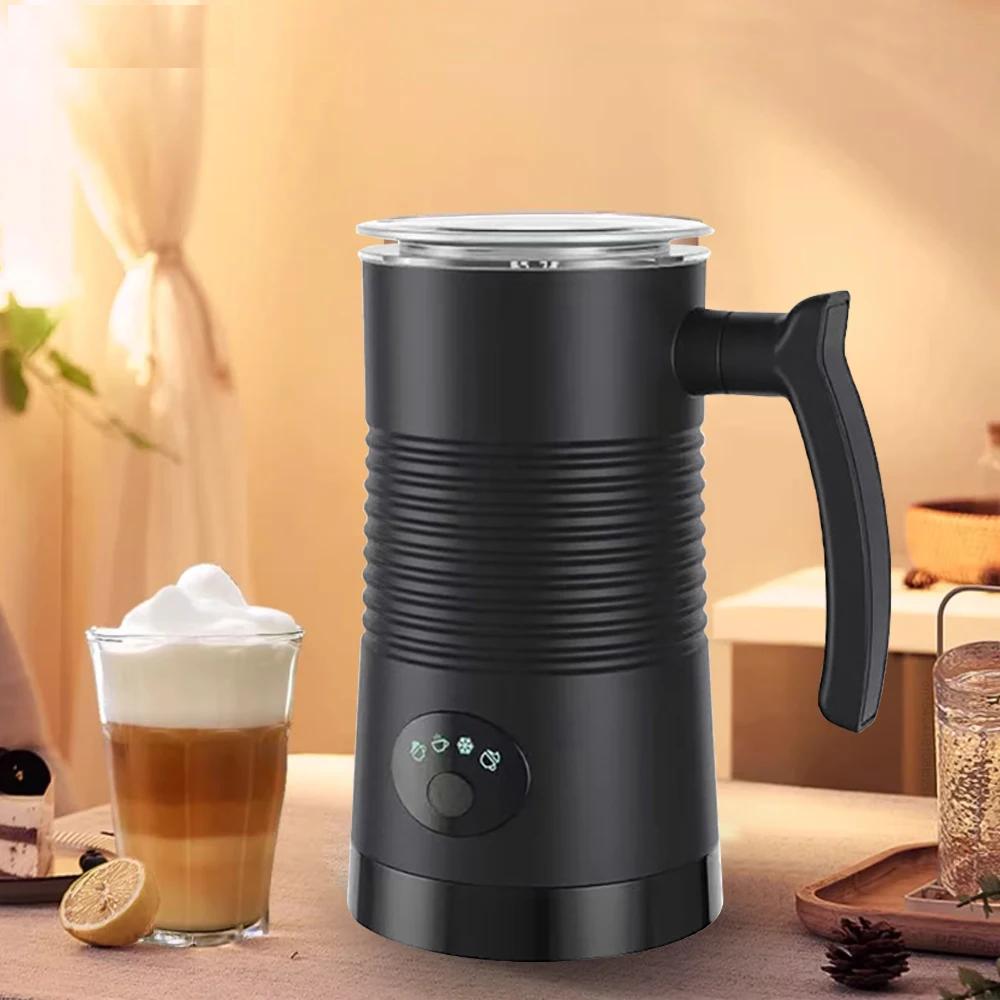 Electric 4-in-1 Hot & Cold Milk Frother Foamer by HitMyNeed
