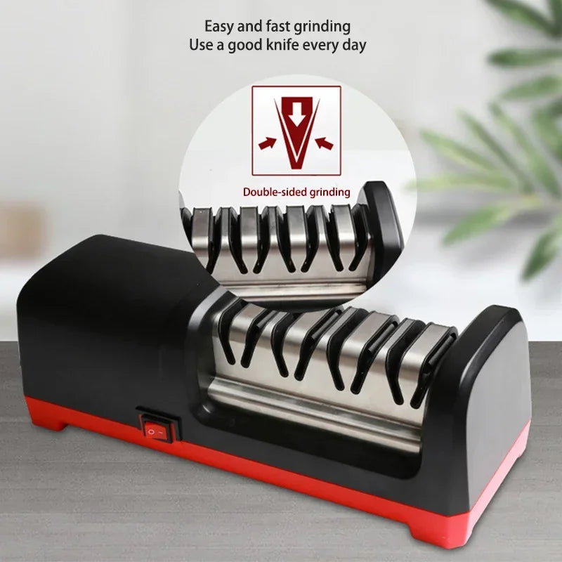 Electric 4-Stage Knife Sharpener, 20° Edge System by HitMyNeed
