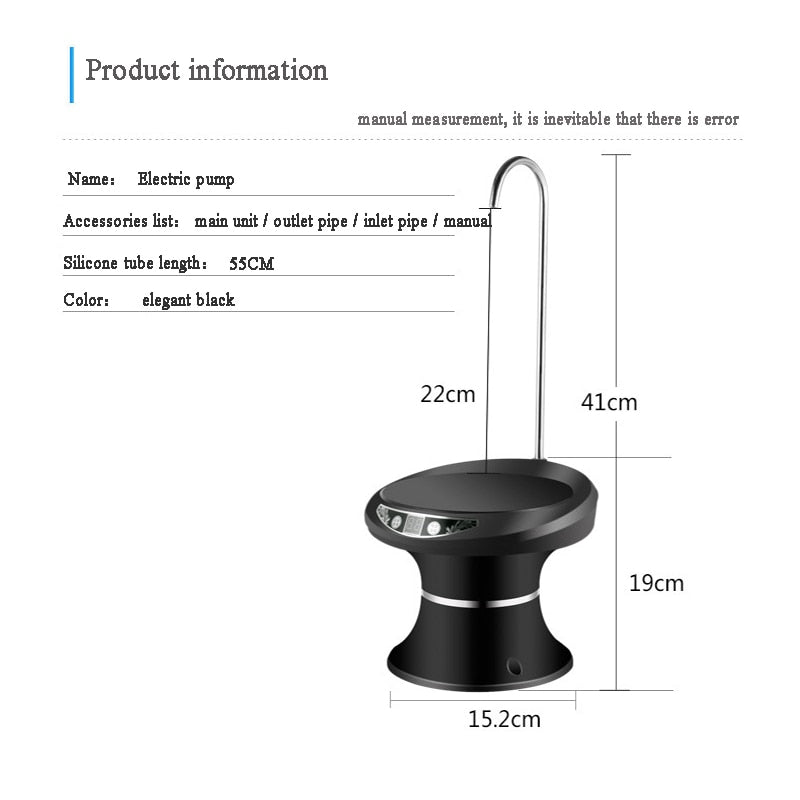 Electric 5 Gallon Water Dispenser Pump with Tray by HitMyNeed