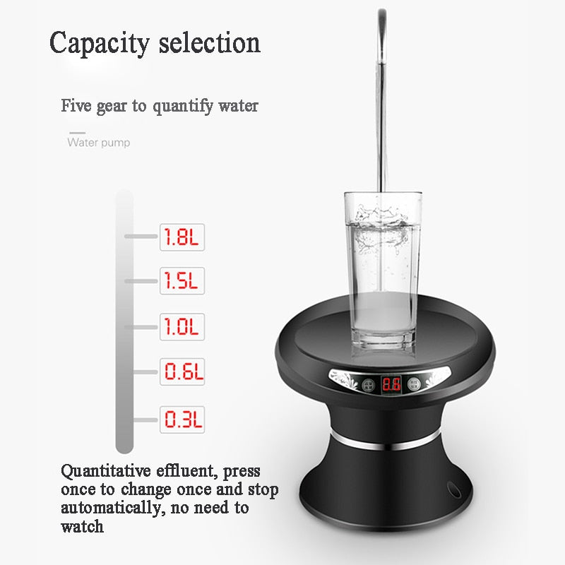 Electric 5 Gallon Water Dispenser Pump with Tray by HitMyNeed
