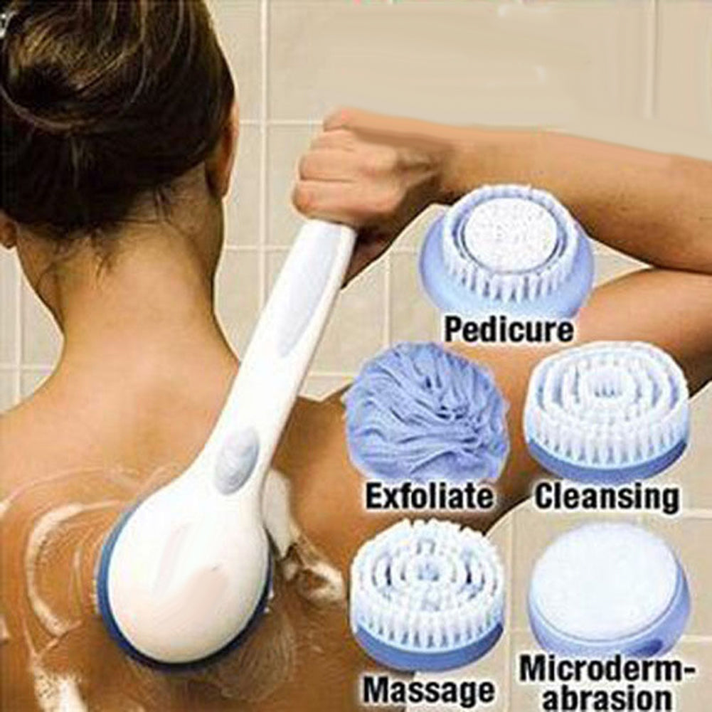 Electric 5-in-1 Cleansing Shower Brush by HitMyNeed