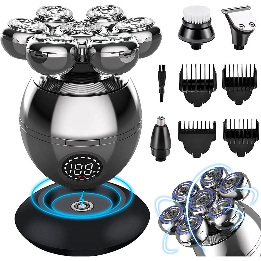 Electric 7D Rotary Shaver with Charging Base by HitMyNeed