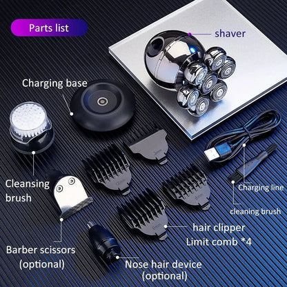 Electric 7D Rotary Shaver with Charging Base by HitMyNeed