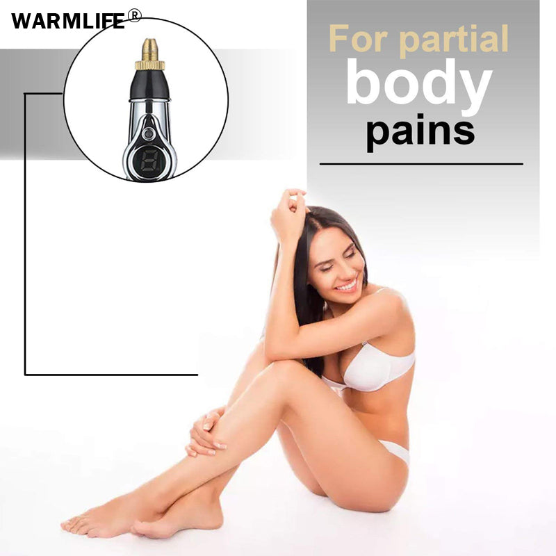 Electric Acupuncture Massage Pen with LCD Display by HitMyNeed