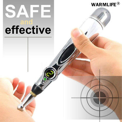 Electric Acupuncture Massage Pen with LCD Display by HitMyNeed