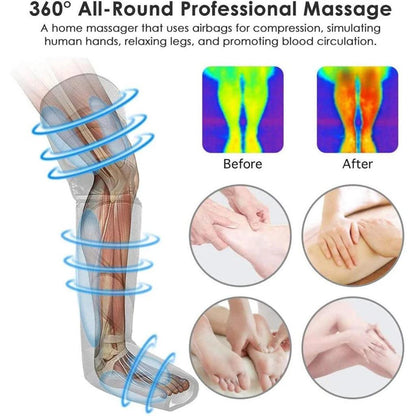 Electric Air Compression Leg & Foot Massager 6 Modes by HitMyNeed