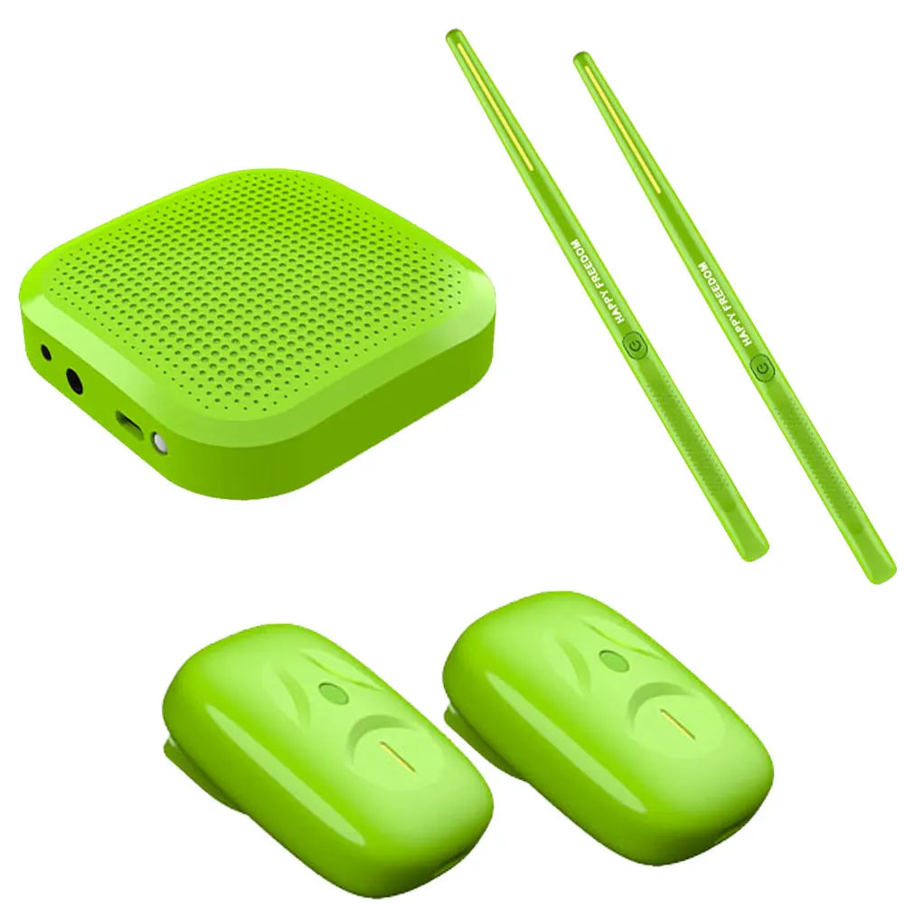 Electric Air Drumsticks Virtual Pocket Drum Set green by HitMyNeed