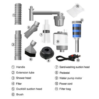 Electric Aquarium Water Change & Gravel Cleaning Pump by HitMyNeed