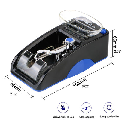 Electric Automatic Cigarette Rolling Machine blue-eu-plug by HitMyNeed