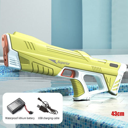 Electric Automatic High-Pressure Water Gun Toy yellow by HitMyNeed