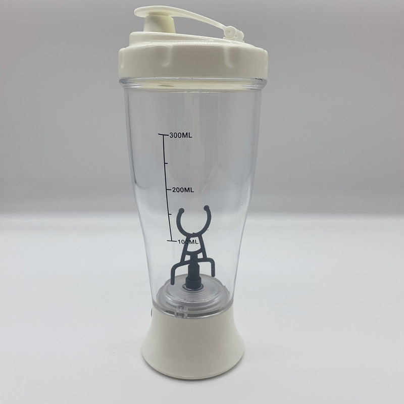 Electric Automatic Shaker Bottle 350ml white by HitMyNeed