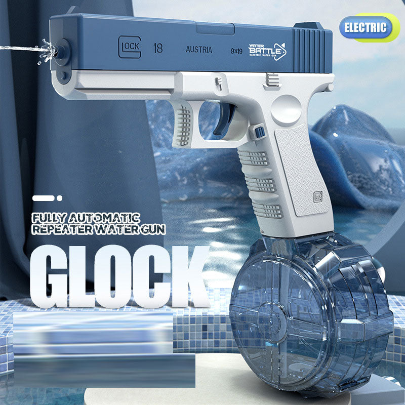 Electric Automatic Water Pistol with 2 Magazines by HitMyNeed