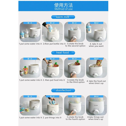 Electric Baby Bottle Sterilizer and Milk Warmer by HitMyNeed