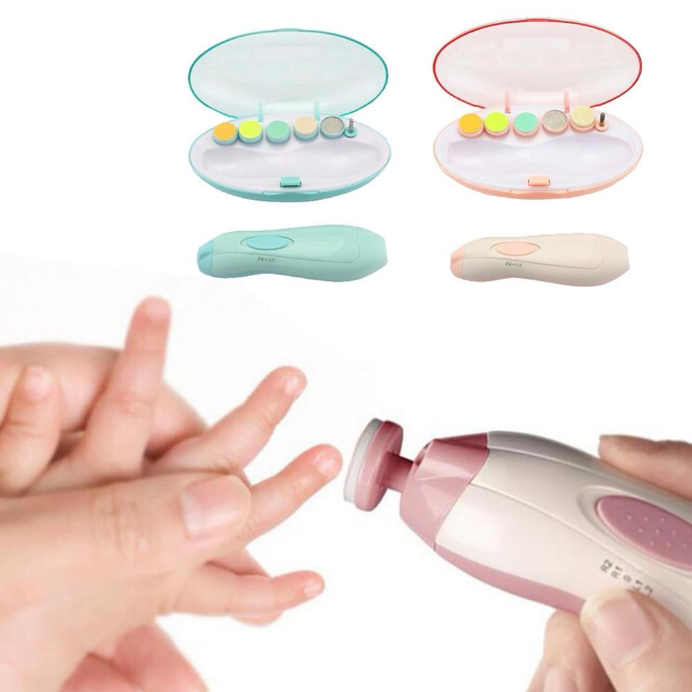 Electric Baby Nail File & Cuticle Trimmer Set by HitMyNeed