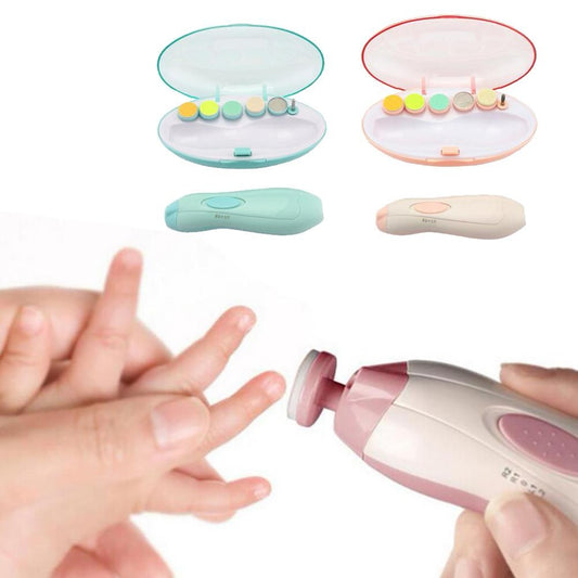 Electric Baby Nail File & Cuticle Trimmer Set by HitMyNeed