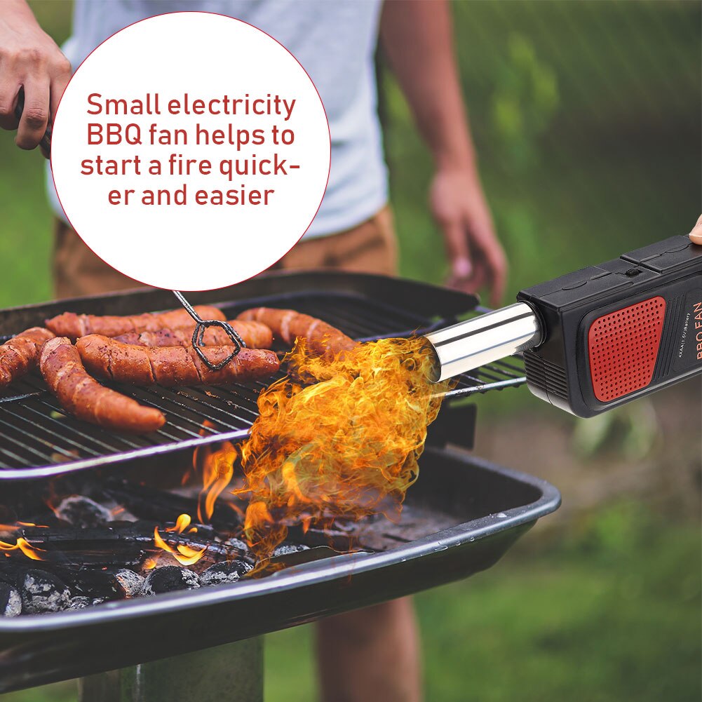 Electric BBQ Air Blower for Charcoal Grills by HitMyNeed