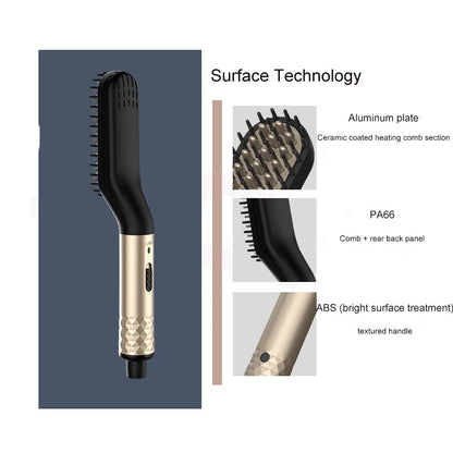 Electric Beard & Hair Hot Comb Straightening Brush by HitMyNeed