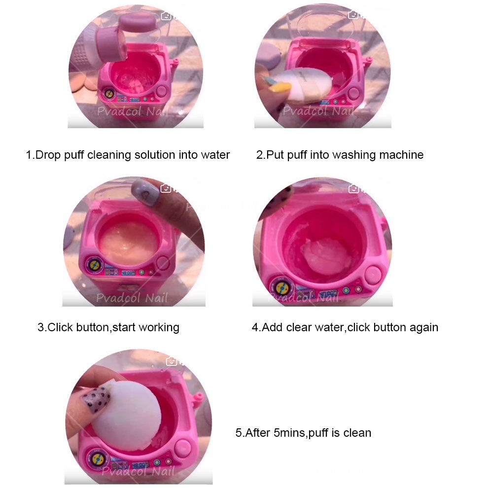 Electric Beauty Blender & Brush Washing Machine by HitMyNeed