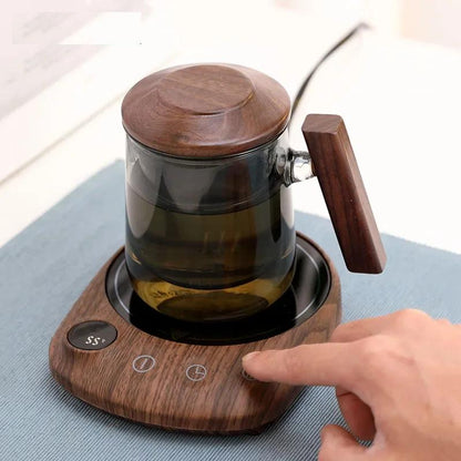Electric Beverage Heating Plate with Timer, 5 Temps by HitMyNeed