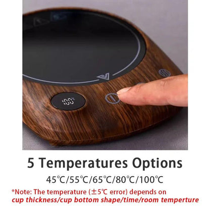 Electric Beverage Heating Plate with Timer, 5 Temps by HitMyNeed