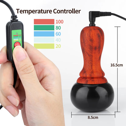 Electric Bianstone Hot Stone Gua Sha Massager by HitMyNeed