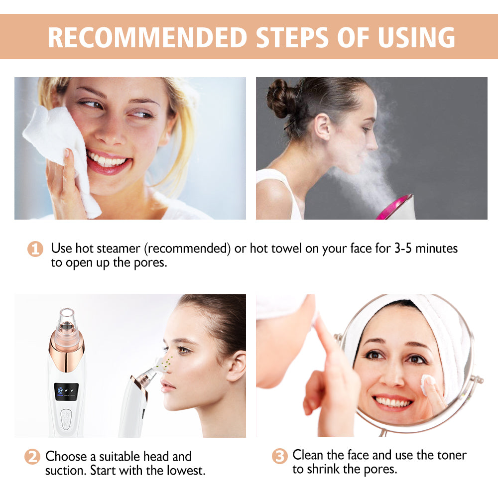 Electric Blackhead Remover Vacuum Pore Cleaner by HitMyNeed