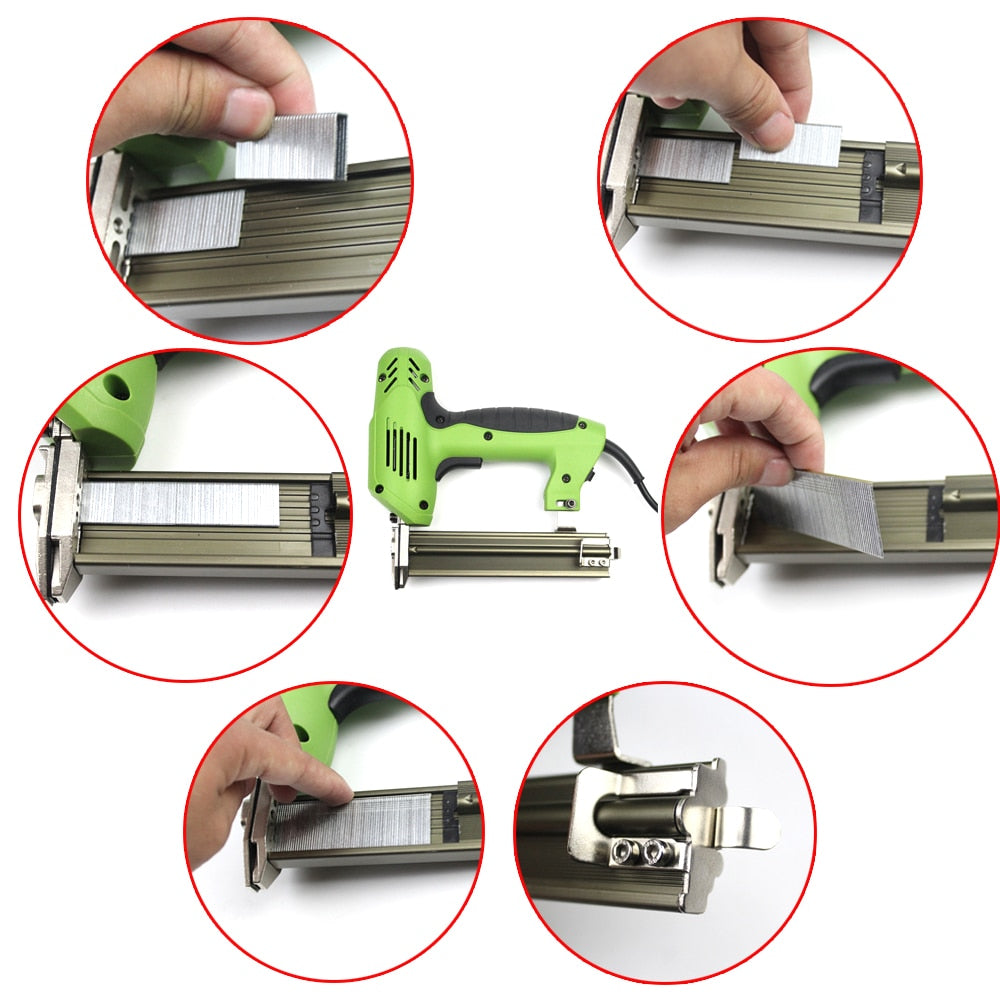 Electric Brad Nailer and Staple Gun 2-in-1, 220-240V by HitMyNeed