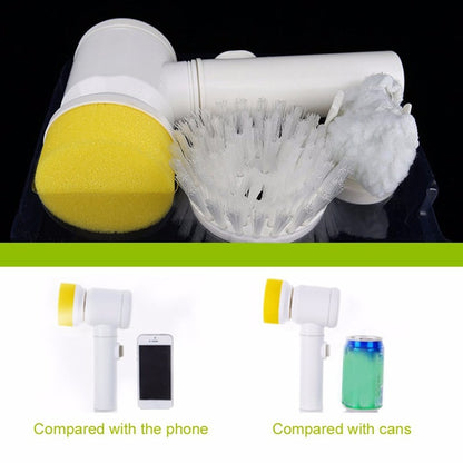 Electric Brush Cleaner Spinner with 3 Brush Heads by HitMyNeed