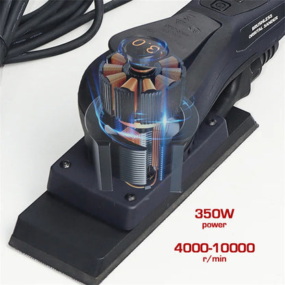 Electric Brushless Mini Orbital Sander 70x197mm 350W by HitMyNeed