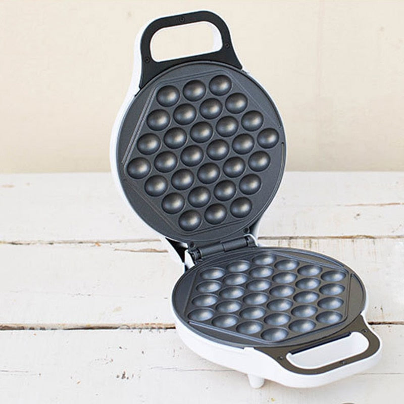 Electric Bubble Waffle Maker 20 cm by HitMyNeed