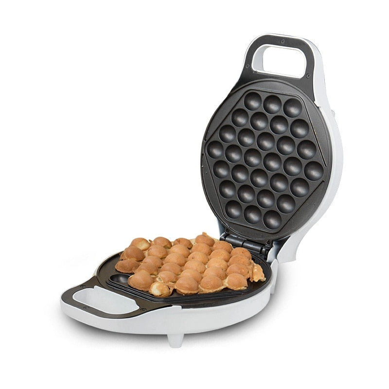 Electric Bubble Waffle Maker 20 cm by HitMyNeed