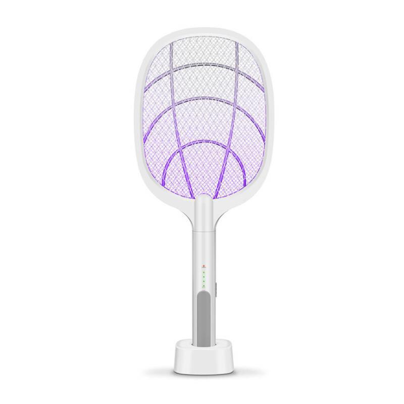 Electric Bug Zapper Racket with UV Lamp Base by HitMyNeed