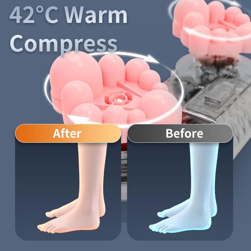 Electric Calf and Foot Massager with Heat & Remote by HitMyNeed