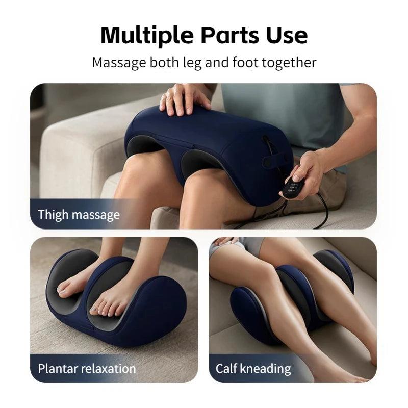 Electric Calf and Foot Massager with Heat & Remote by HitMyNeed