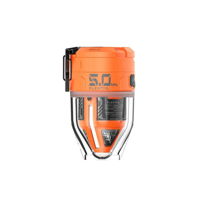 Electric Camping Air Pump with 3-Level Ambient Light orange by HitMyNeed
