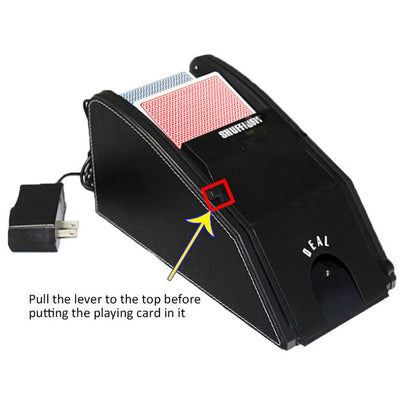 Electric Card Shuffling Machine, Dual Power by HitMyNeed