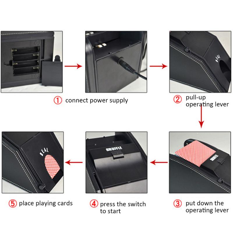 Electric Card Shuffling Machine, Dual Power by HitMyNeed