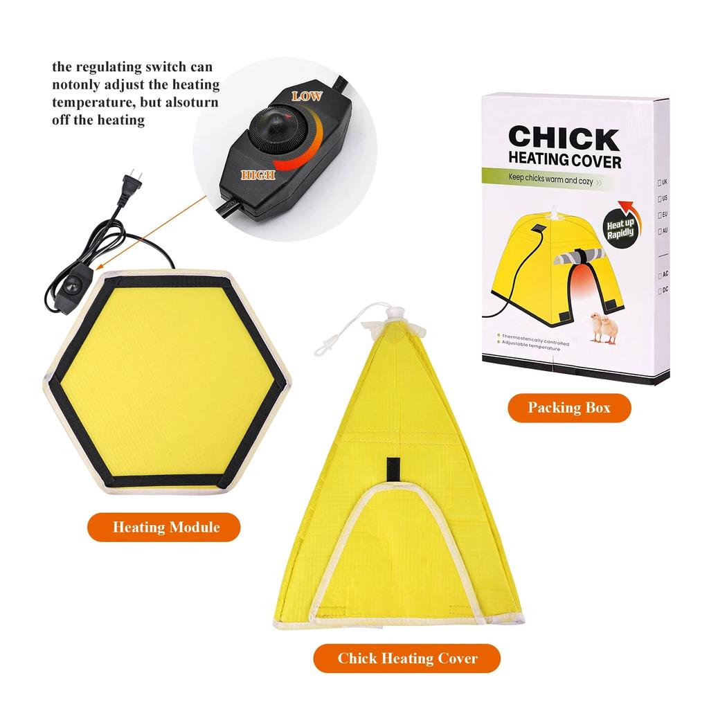 Electric Chick Brooder Heating Plate 110V/220V by HitMyNeed