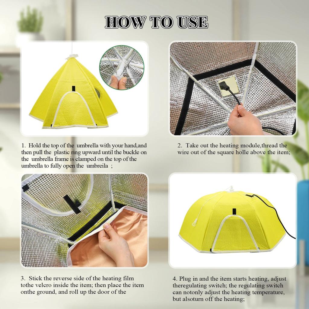 Electric Chick Brooder Heating Plate 110V/220V by HitMyNeed